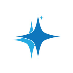 star icon vector on a white background.