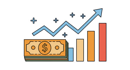 Isolated Financial Graph with Money Pile