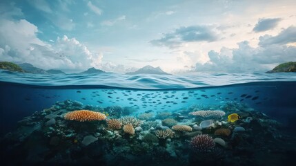 Underwater coral reef scene (1)