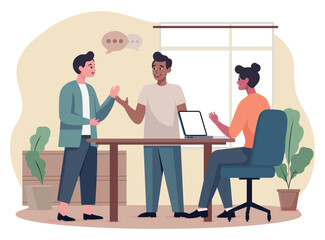 Business Team Meeting – Effective Collaboration & Communication