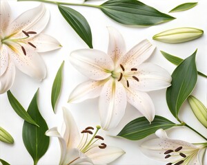 Fototapeta premium lily of the valley, lily of the valley on white, lily of the valley on white background. 