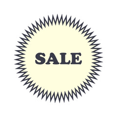 Sale promotion sticker. Advertisement signs vector illustration.