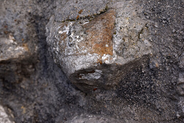 close up of a rock