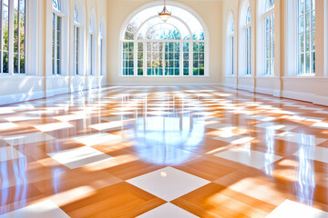 Fototapeta premium Grand Sunlit Conservatory