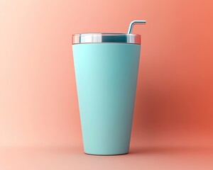 Pastel Green Tumbler Mockup