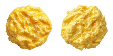 Scrambled eggs cooking process kitchen food photography home close-up