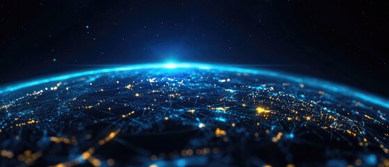 Obraz premium Exploring Fiber Optic Cable Technology Advancements A Global Overview of Connectivity Innovations in Digital Environments