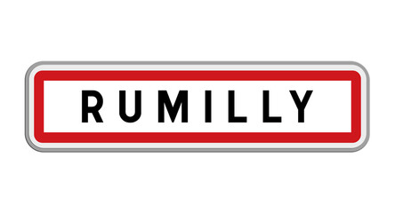 Panneau de Rumilly, Haute-Savoie, Auvergne-Rhône-Alpes