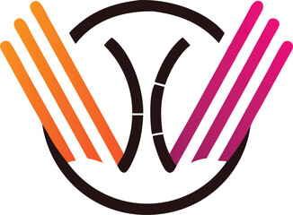 Cricket Academy Logo Design for Sports Training.