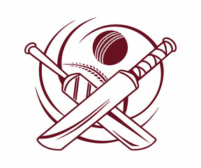 Cricket Academy Logo Design for Sports Training.