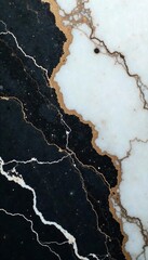 Elegant black and white marble stone texture background, onyx, modern