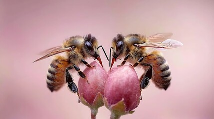 Two bees on a flower (1)