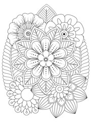 PrintFlowers Coloring Pages For Adules