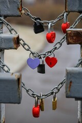 heart shaped padlock