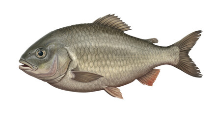 Fototapeta premium Isolated Crucian Carp Fish