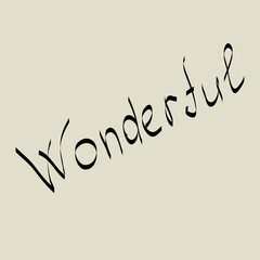 Quote on Beige Background – Fun Coffee Typography Illustration