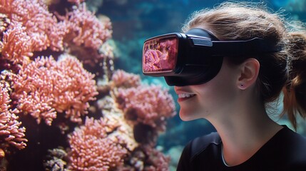 Virtual Dive into Coral Reefs: Exploring Underwater Worlds with VR Technology