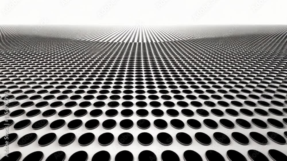 Aufkleber concentric radial halftone dot pattern with gradient background generative ai