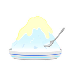 condensed milk shaved ice