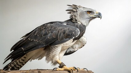 Obraz premium Harpy Eagle in full view on studio background 