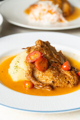 Italian food style chef restaurant sunny day pasta