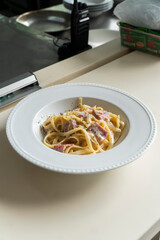 Italian food style chef restaurant sunny day pasta