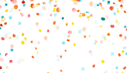  &ldquo;Fun watercolor style confetti on a white background&rdquo; - abstract confetti shapes that create a sense of celebration and fun.