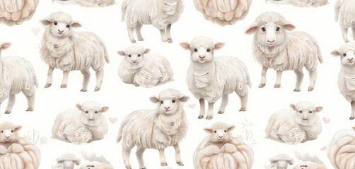 Fototapeta premium farm animals collection