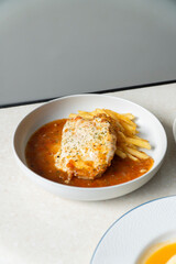 Italian food style chef restaurant sunny day pasta