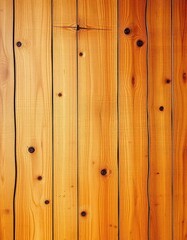 Fototapeta premium Rustic, warm-toned timber wall with visible wood grain and knots, grain, home