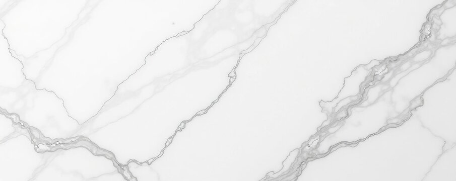Luxurious white marble wall background with grey veins, texture, interior, elegant