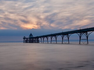 Obraz premium pier at sunset