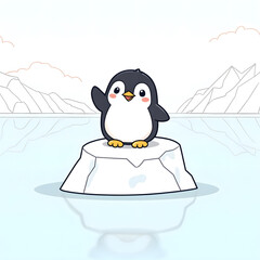 The smooth, bold outlines and minimalist design ensure an easy and enjoyable coloring session, making this illustration perfect for beginner colorists and detailed artists alike. 