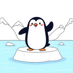 The smooth, bold outlines and minimalist design ensure an easy and enjoyable coloring session, making this illustration perfect for beginner colorists and detailed artists alike. 