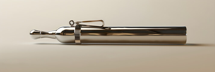 Elegant Metallic Whistle - Symbol of Communication, Safety, and Attention for Various Activities