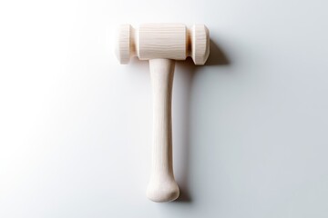 Obraz premium Light beige wooden mallet