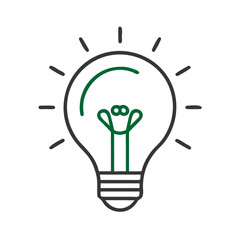 Lightbulb icon representing creative thinking and innovation