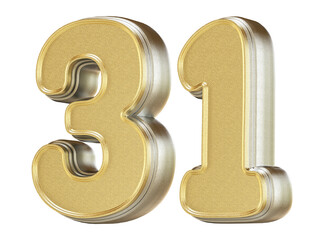 3D Golden Number 31