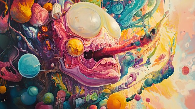 Surreal Dreamscape: A Psychedelic Journey of the Mind