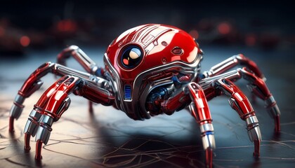 Fototapeta premium futuristic cyber robot