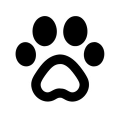 Fototapeta premium Paw Print Icon 
