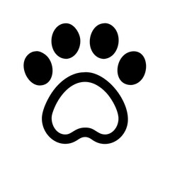 Fototapeta premium Paw Print Icon 