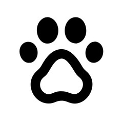 Obraz premium Paw Print Icon 