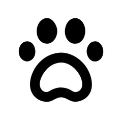 Fototapeta premium Paw Print Icon 
