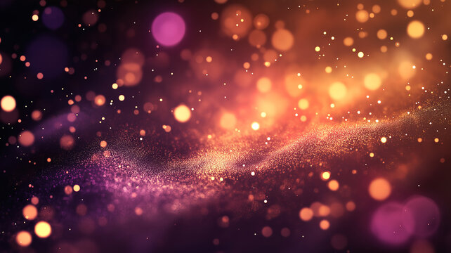 Abstract fiber optics background featuring glowing light spots symbolizing data transmission