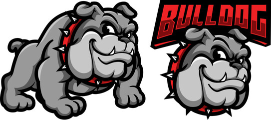 Bulldog Pride, The Fierce and Loyal Mascot Logo