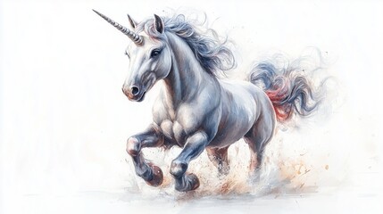 Obraz premium beautiful and stylish unicorn