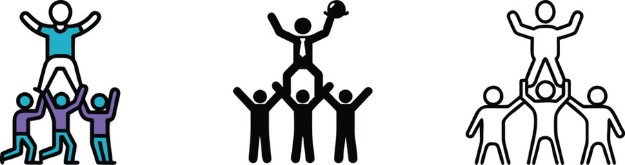 Teamwork, Collaboration, Success, Achievement, Celebration, Support, Unity, Leadership, Elevation, T