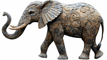 Fototapeta premium Ornate Elephant Sculpture