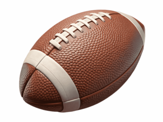 Realistic 3D American Football – High-Quality Sports Ball with Leather Texture